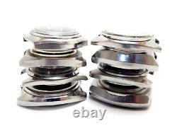 Lot 8 Case Watches Steel Seiko and Citizen Men Spare Parts