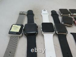 Lot Of 11 Apple Watch Series 2 38mm 42mm Smartwatch Parts Repair Have Issues