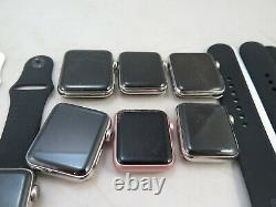 Lot Of 11 Apple Watch Series 2 38mm 42mm Smartwatch Parts Repair Have Issues