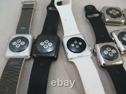 Lot Of 11 Apple Watch Series 2 38mm 42mm Smartwatch Parts Repair Have Issues