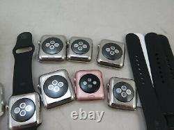 Lot Of 11 Apple Watch Series 2 38mm 42mm Smartwatch Parts Repair Have Issues