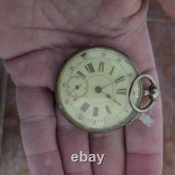 Lot Of 11 Pocket Watches-Mixed Brands And Sizes For parts/ Repair