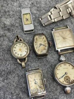 Lot Of 15 Watches For Ladies For Parts Or Repair Delbana, Vulcain, Moeris, Etc