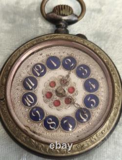 Lot Of 18 Pocket Watches Only For Repair Or Parts! Sale AS They Are