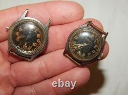 Lot Of 2 Bulova Military Watches 10ax & 10ba Not Working Parts Or Repair