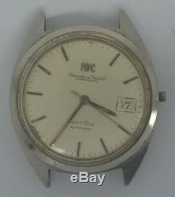 Lot Of 2 VTG International Watch Co. 1 Yacht Club -Watches. Cal C. 8541 & C. 853