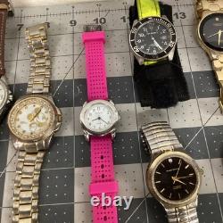 Lot Of 24 Watches. For Parts Or Repairs. Untested See Pictures For Makers