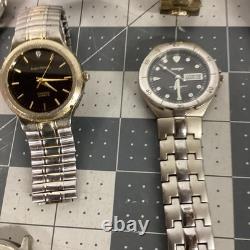 Lot Of 24 Watches. For Parts Or Repairs. Untested See Pictures For Makers
