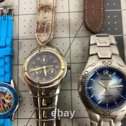 Lot Of 24 Watches. For Parts Or Repairs. Untested See Pictures For Makers