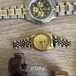 Lot Of 27 items Watches, Work And Some For Parts also coins and belt buckles