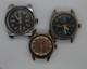 Lot Of 3 Swiss Mechanical Wristwatches Benrus + Buler Diving & Chalet Diving