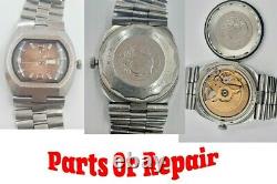 Lot Of 3 Watches Enicar Automatic Wrist Swiss Made Men's Parts Or Repair