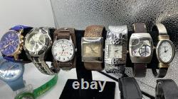 Lot Of 30 Womens And Men's Watches High End Some Work And Some For Parts Citizen