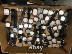 Lot Of 305 Casio Broken And Missing Parts Watches