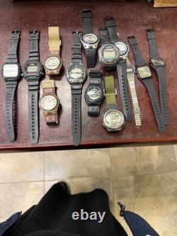 Lot Of 34 Casio Broken Watches