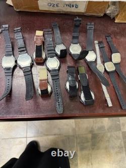 Lot Of 34 Casio Broken Watches