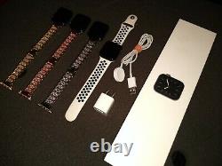 Lot Of 4 Apple Watch Series 5 A2095 With Metal Bands And Box As Is