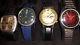 Lot Of 4 Vintage 1970's Bulova Accutron 218 Movement Watches 4u2fix Or For Parts
