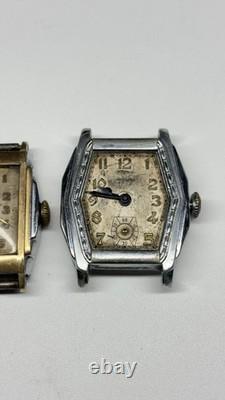 Lot Of 4 Watches, Hamilton, gruen, Bulova, Elgin, For Parts Or Repair