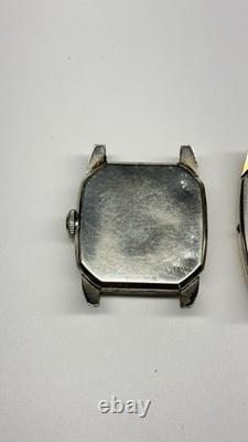 Lot Of 4 Watches, Hamilton, gruen, Bulova, Elgin, For Parts Or Repair