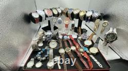 Lot Of 42 Womens And Men's Watches High End Some Work And Some For Parts
