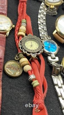 Lot Of 42 Womens And Men's Watches High End Some Work And Some For Parts