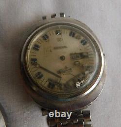 Lot Of 6 Vintage Assorted Wrist Watches For Restore Repair Or Parts, Not Tested