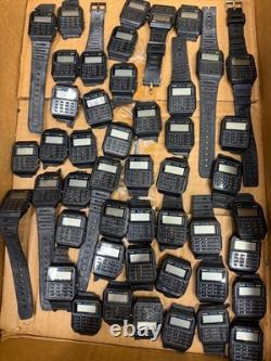 Lot Of 79 Casio Broken And Missing Parts Watches