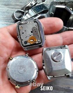 Lot Of Digital Watches, Seiko, Citizen And Orient For Restorations And Parts