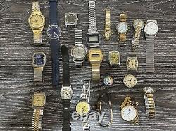 Lot Of Male And Female Untested Watches For Parts Or Repair