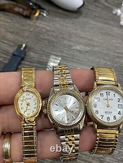 Lot Of Male And Female Untested Watches For Parts Or Repair