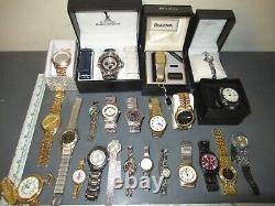 Lot Of Various Watches For Parts Repair Pocketwatches Superman Batman Minnie