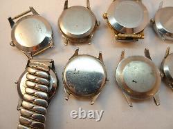 Lot Of Vintage Wyler Windup Watches For Restoration Or Parts Some Running