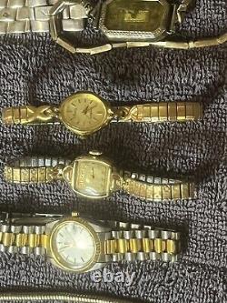 Lot Of Watches, Cases, And Parts For Repair And Resale Antique/Modern