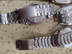 Lot Seiko Automatic & Quartz Working ¬ Working For Parts