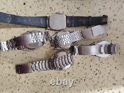 Lot Seiko Automatic & Quartz Working ¬ Working For Parts