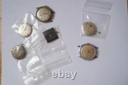 Lot Vintage Doxa Watches Parts (4 Run And 2 Not Run)