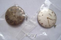 Lot Vintage Doxa Watches Parts (4 Run And 2 Not Run)