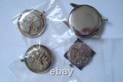 Lot Vintage Doxa Watches Parts (4 Run And 2 Not Run)