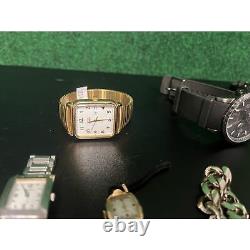 Lot Vintage Watches Chromati, Adolfo, Timex, Bulova, Hamilton, more! For parts