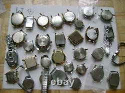 Lot Vintage Watches For Parts Or Repair