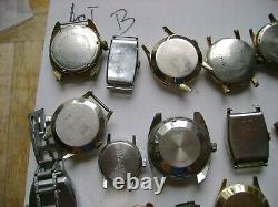 Lot Vintage Watches For Parts Or Repair