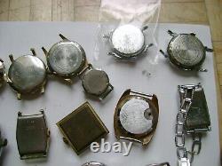 Lot Vintage Watches For Parts Or Repair