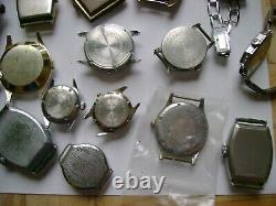 Lot Vintage Watches For Parts Or Repair