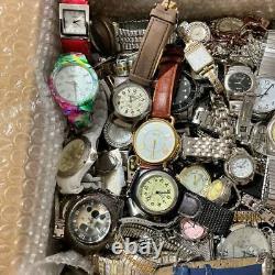 Lot Watches 11.8kg Men's Women's 250 Pieces Set Junk For Parts Vintage Quartz