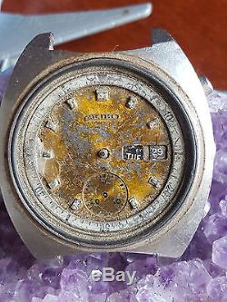Lot Watches Seikos Chronograph 6139 For Parts