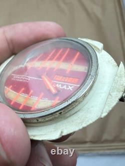 Lot of 1 Tressa Lux & 2 Omax Spaceman Automatic Watches For Parts Or Repair