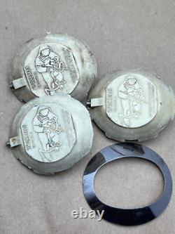 Lot of 1 Tressa Lux & 2 Omax Spaceman Automatic Watches For Parts Or Repair