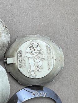 Lot of 1 Tressa Lux & 2 Omax Spaceman Automatic Watches For Parts Or Repair