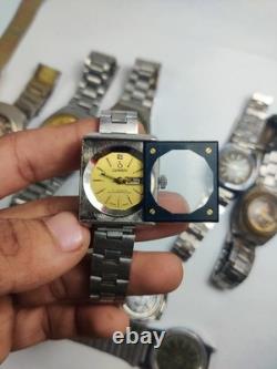 Lot of 11 Automatic Watches for Parts/Repair Mixed Brands Seiko, Romer, Omex